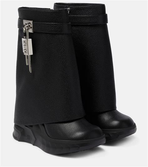 black boots givenchy|givenchy shark boots shopping.